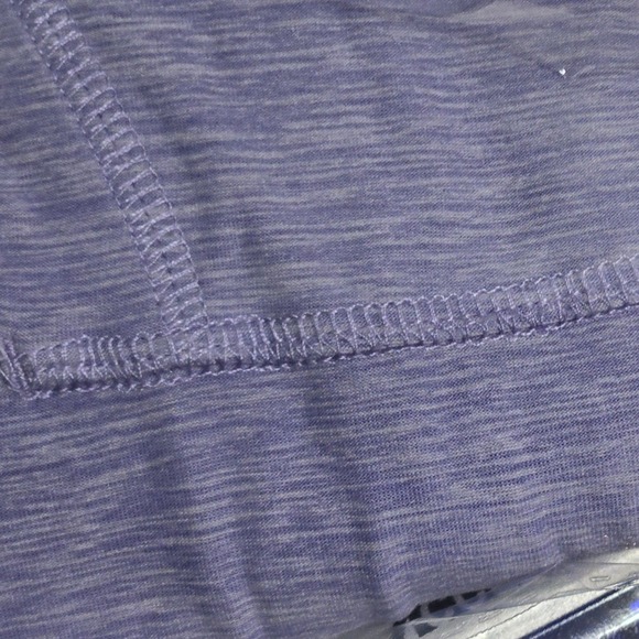 Hanna Andersson Girls Blue Space Dye Hooded Active Dress Thumbholes Size 8 130cm - Picture 8 of 8